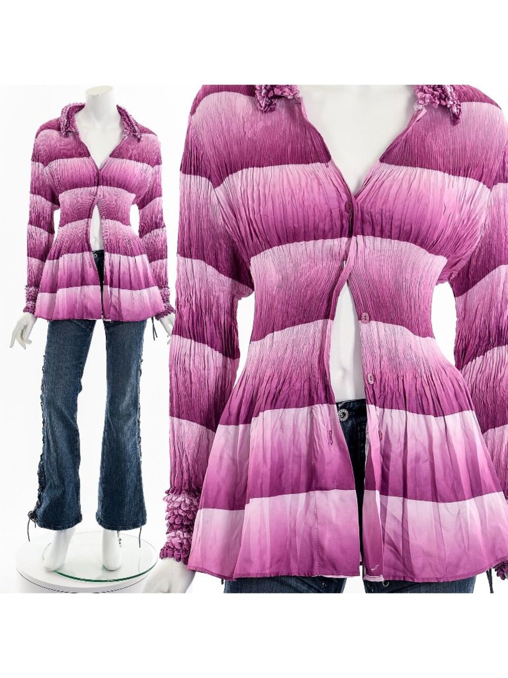 Y2K Crinkle Top
